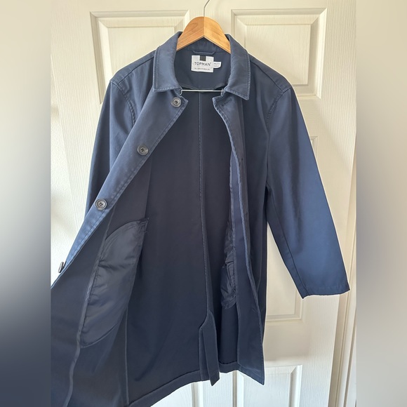 Topman Men’s Long Coat - in size large - Picture 4 of 7